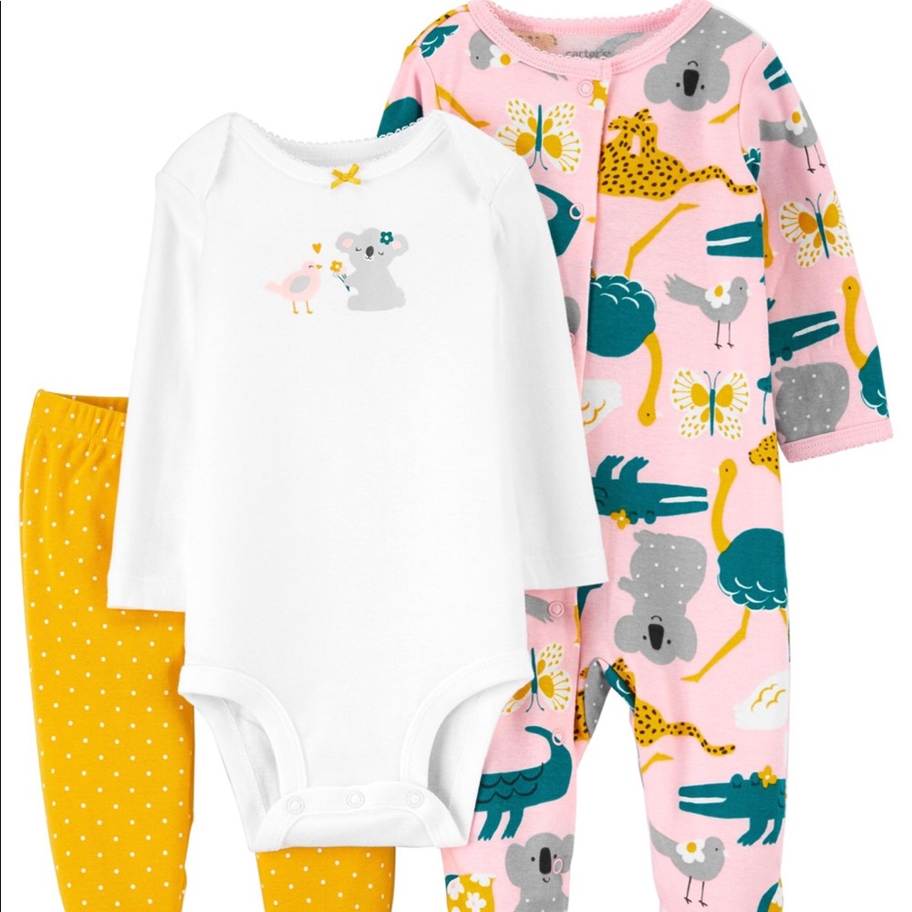 Carter’s Baby - 3-Piece Safari Animals Outfit Set